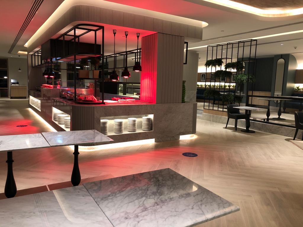 Hotel buffet hall
