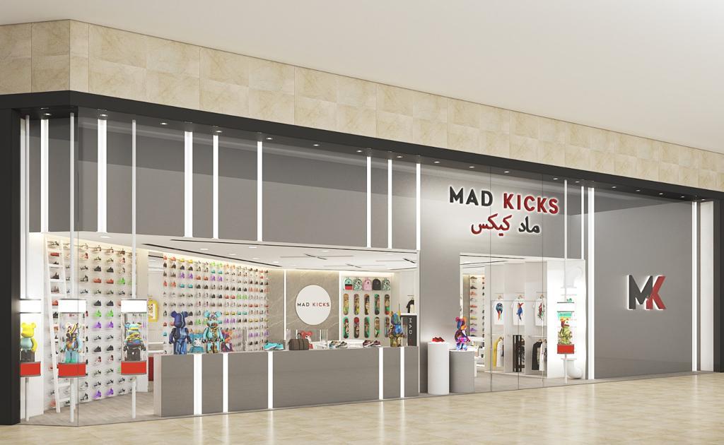 Mad Kicks showroom, Yas Mall